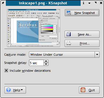 KSnapshot Screenshot